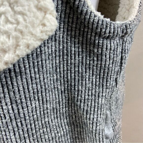 Ladies Mod-o-Doc brand Waterfall Collar Open Front Sherpa Lined Vest Size XL - Picture 11 of 11